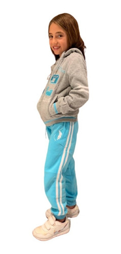 Conjunto De Pants Y Sudadera Para Niñas Long Beach Polo Club