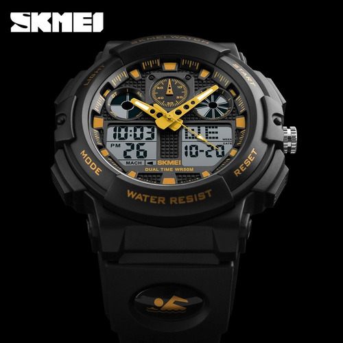 Imagen 3 de 10 de Reloj Skmei 1270 S Shock - Sumergible - Deportivo - Dual