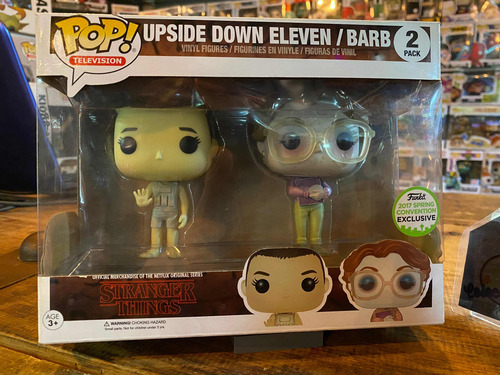 Funko Pop 2 Pack Eleven & Barb Eccc 2017 Stranger Things (Usado)