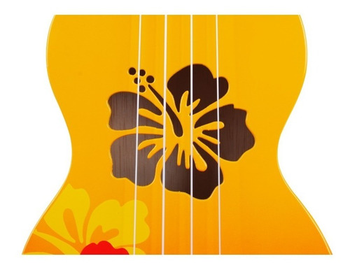 Imagen 4 de 10 de Ukelele Electroacustico Soprano Diseño Mahalo + Funda + Pua