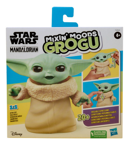Figura De Acción Star Wars The Mandalorian Mixin Moods Grogu