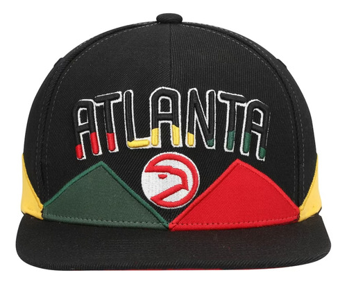 Gorra Mitchell And Ness Atlanta Hawks Black History Month Nb