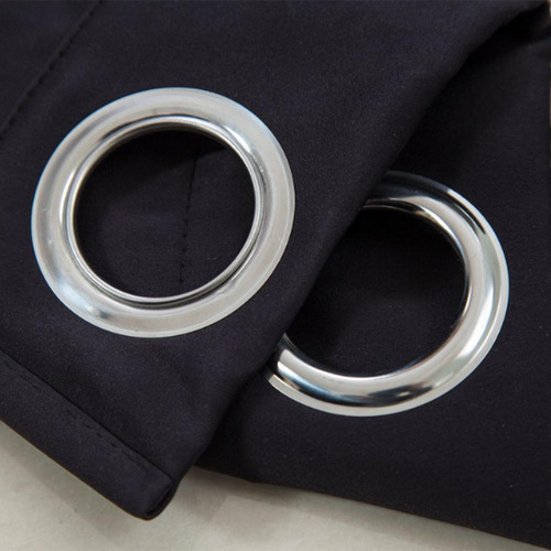 Cortinas Cenefa Cortas Color Sólido Cocina Ventana Negro L