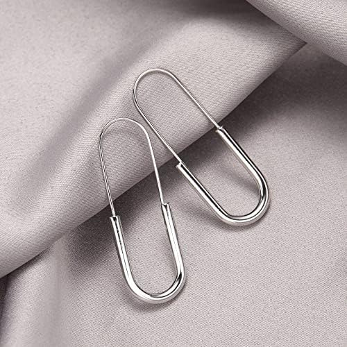 Gmai Aretes De Imperdible Para Mujeres Y Niñas, Aretes De Ar