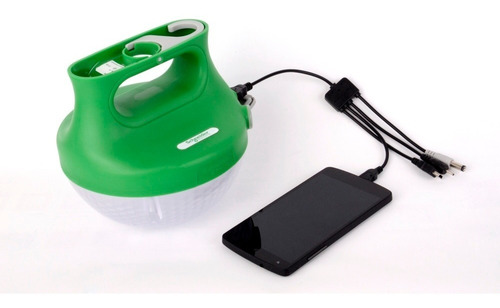 Lampara Solar Schneider Electric Con Entrada Usb Mobiya