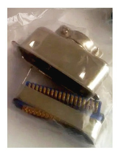 Imagen 3 de 4 de Conector Impresora Paralelo Centronics Macho Metal Soldar