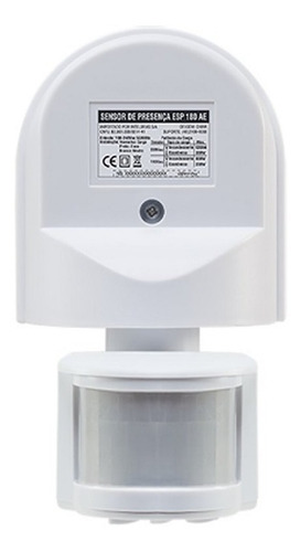 Imagem 2 de 8 de Sensor De Presença Para Iluminação Intelbras Esp 180 Ae