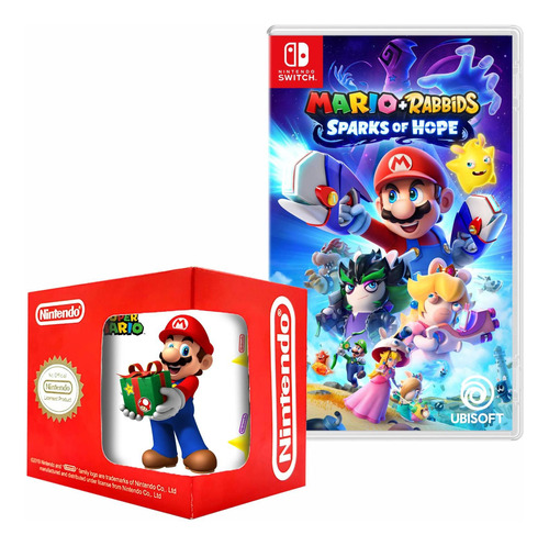 Mario Rabbids Sparks Of Hope Nintendo Switch Y Taza 1