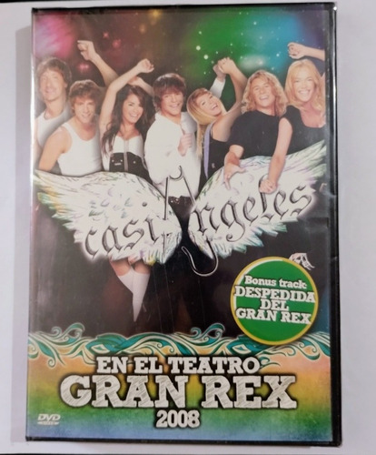 Casi Ángeles Dvd Nuevo En El Teatro Gran Rex Despedida 2008