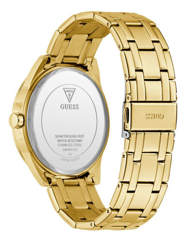 Reloj Guess Elliot Dorado Azul Hombre
