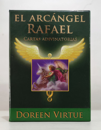 El Arcángel Rafael Oraculo Cartas Adivinatorias Doreen Virtue Guy Trédaniel Ediciones Lados Dorados Tapa Blanda