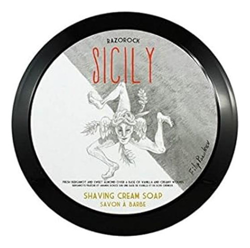 Razorock Jabón En Crema De Afeitar Sicilia