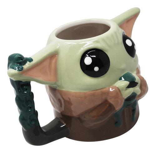 Tarro Para Cafe 3d Grogu Baby Yoda Star Wars 340ml Ceramica