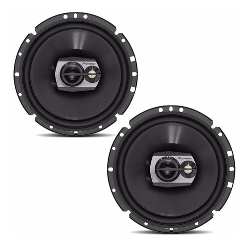 Kit Alto Falante Pioneer Ts-1790br 6 Polegadas 120w Rms Par Cor Preto