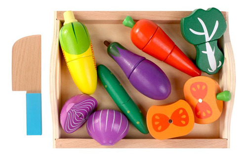 Set Infantil De Juguetes Magnéticos Para Frutas Y Verduras