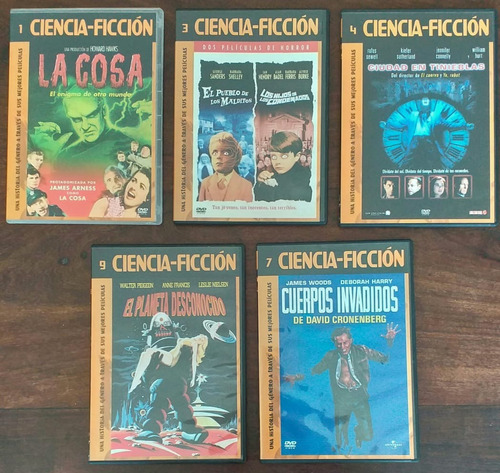 La Cosa, Ciudad De Tinieblas - Pack 5 Dvd Sci-fi Varios.