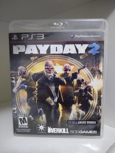 Payday 2 Standard Edition 505 Games Ps3 Físico (completo)