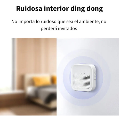 Timbre De Video Inteligente Wifi Inalámbrica Audio Cámara