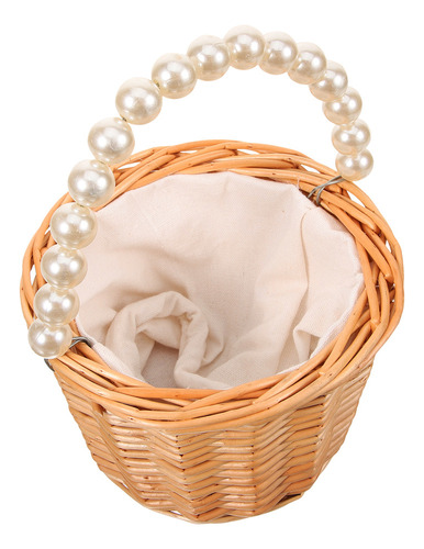 Cesta De Mano Caperucita Roja, Con Forma De Perla, Portátil
