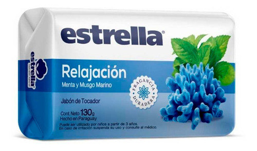 Estrella Jabon Relajacion Menta & Musgo Marino 3 X 130 Gr