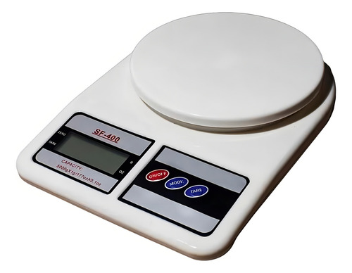 Balanza Digital Onica Sf-400 Blanco 10kg Blanco