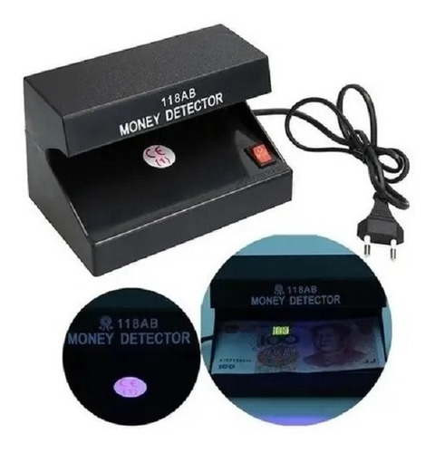 Maquina Detector De Billetes Falsos Luz Uv 220v Portátil Xl