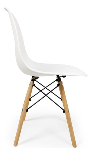 Conjunto De Mesa 70cm Redonda Tripé Com 4 Cadeiras Eiffel