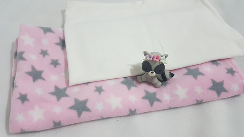 Pack 2 Mantas Bebe Frio /calor Polar E Interlock