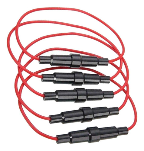 5pcs Inline Fuse Holder High Temperature Resistant 250v 18