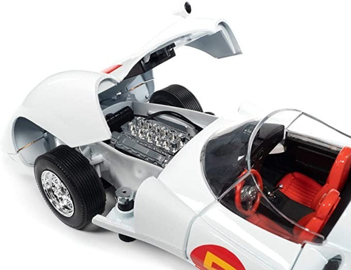 Auto World - Escala 1:18 - Speed Racer Mach 5 - C/chim-chim