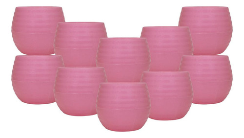 10x Vaso Plástico Hidropônico Médio (cores Sortidas) Tagmon
