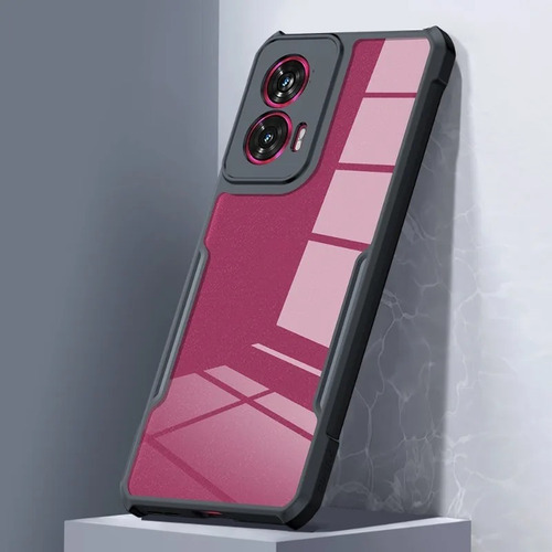 Capa Case Para Edge 50 Fusion + Pelicula Privacidad Hydrogel