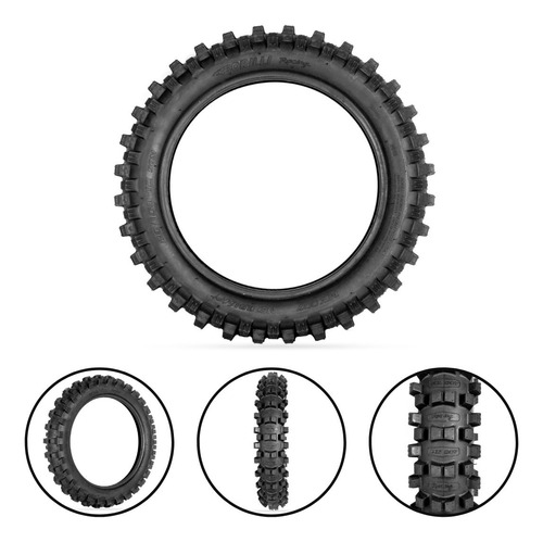 Pneu Borilli Minicross Mx007 Medium Soft 80/100-12 Traseiro