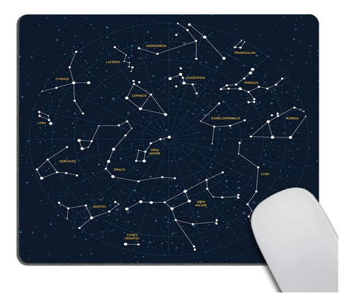 Alfombrilla De Raton Smooffly Sky Map Personalizada, Alfo...