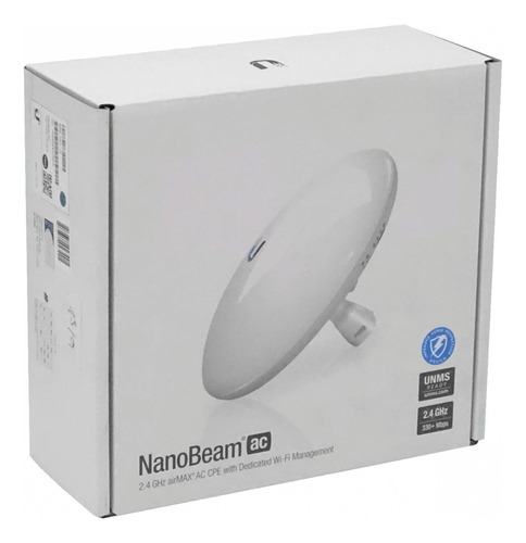 Ubiquiti Nanobeam Ac 2,4ghz 13dbi 27dbm Clickbox