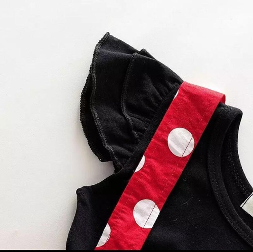 Imagem 4 de 6 de Vestido Da Minnie Infantil Conjunto Festa Promoção