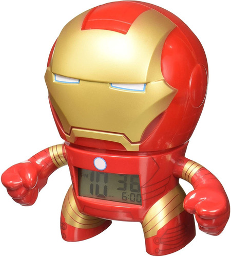 Reloj Despertador Iluminado Para Niños Bulbbotz Marvel...