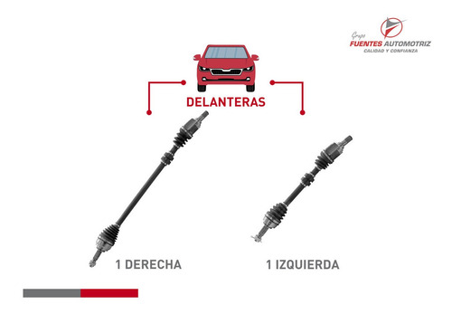 Kit 2 Flecha Homocinetica Pil Cop Std Versa 1.6 2022 S/abs