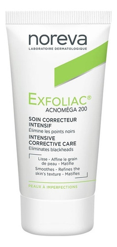 Exfoliac Acnomega 200 Crema Correctora Intensiva 30 Ml