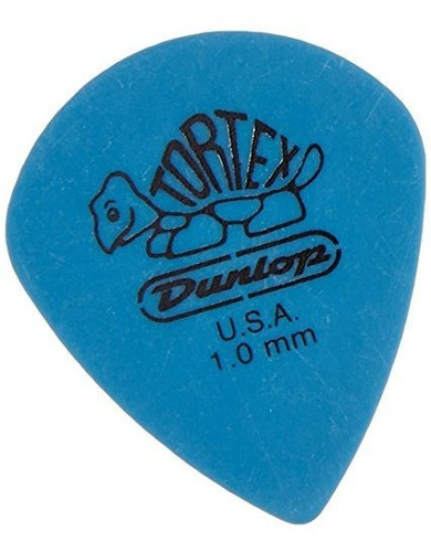 Dunlop Tortex Jazz Iii  498r1.0 Xl, Azul, 1.0 Mm, 72 / Bolsa