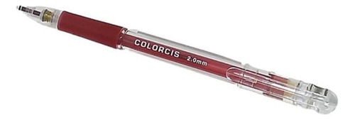 Lapiseira Colorcis 2.0mm Grafite Marrom Borracha Apontador