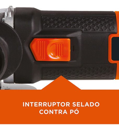 Esmerilhadeira Ângular G720-b2 4.1/2 820w 220v Black&decker