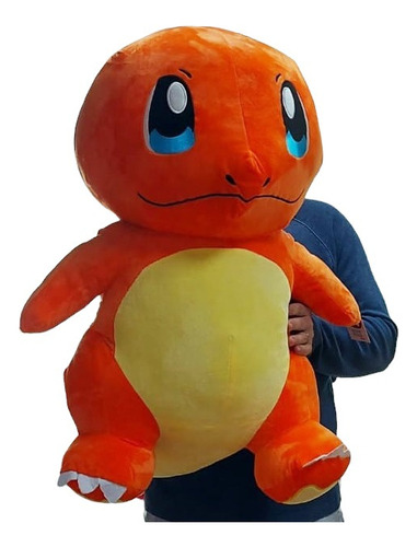 Pokemon De Pelúcia Gigante Charmander 85cm Presente Crianças