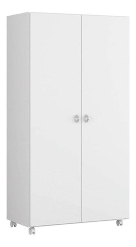 Armário Multiuso 2 Portas De Vidro Ditália E-957 Cor Branco