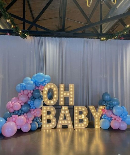 Oh Baby Letras Para Eventos De Baby Shower 