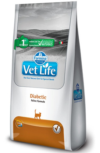 Alimento Gato Vet Life Diabetic 2kg. Np