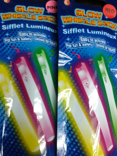 2 Cintillos Neón Glow In Dark Hora Loca Eventos