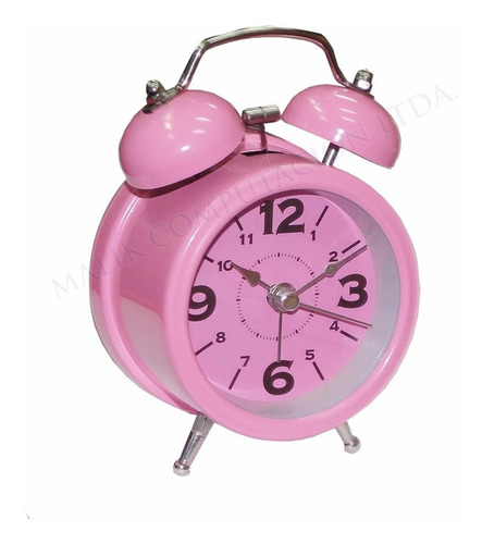 Reloj Despertador Clasico A Pilas Nuevo Cn Alarma De Campana