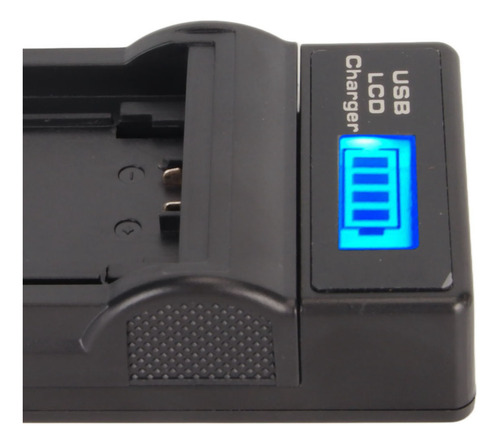 Batería De Cámara Usb Con Pantalla De Alimentación Única Par