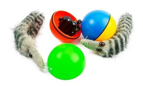 Pelota Mascotas Castor Juguete Movimiento Gatos Perros